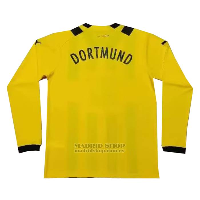 Camiseta Borussia Dortmund 1ª Manga Larga 2022-2023